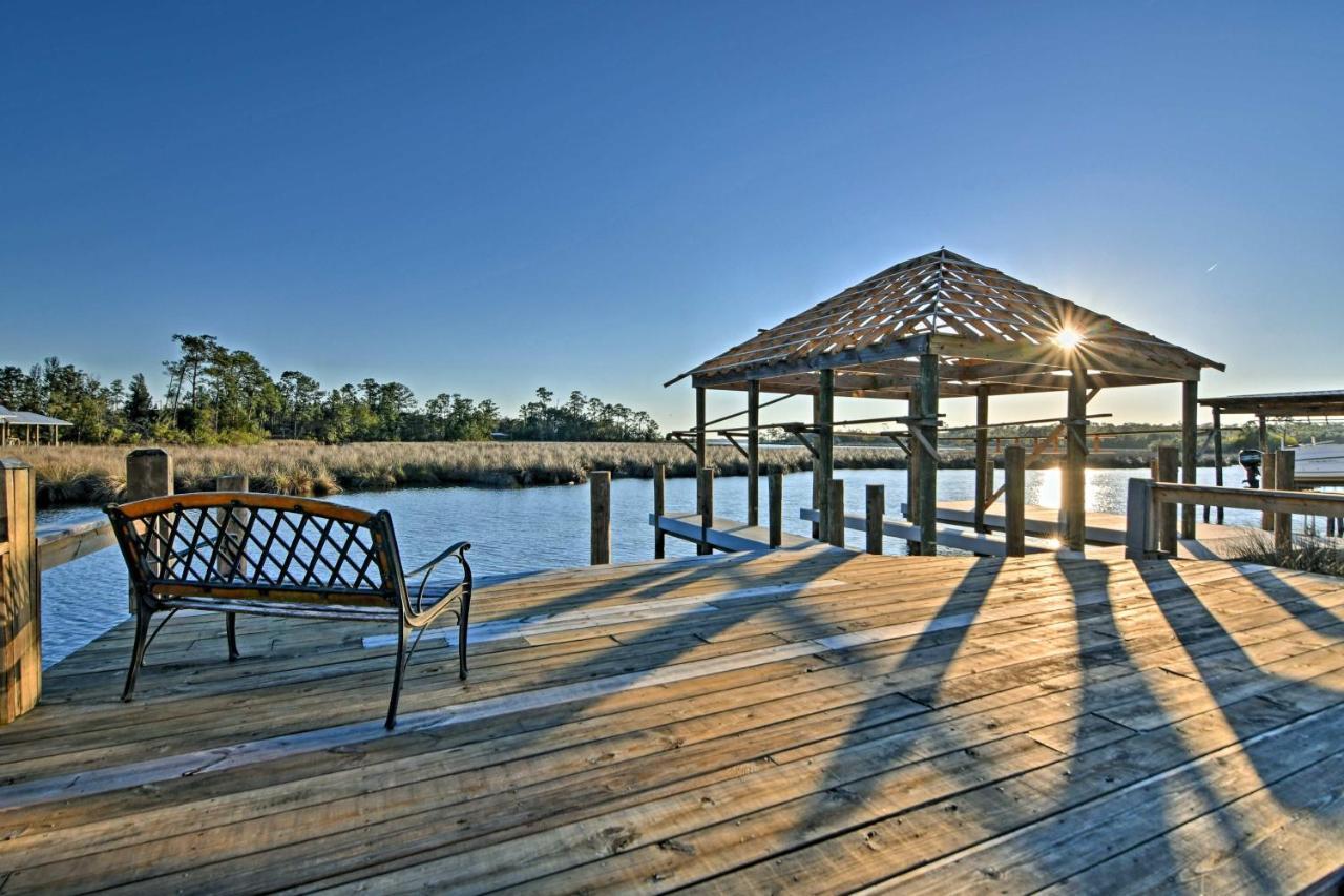 Gorgeous Ocean Springs Waterfront Home With Dock! Luaran gambar